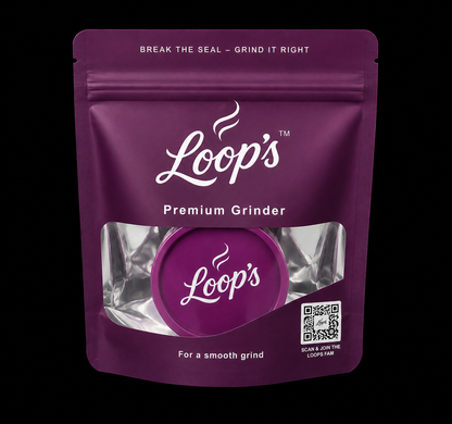 Loops Premium Herb Grinder - Purple Edition