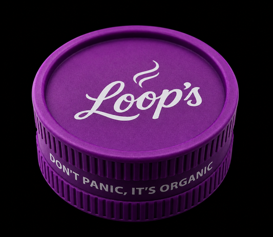 Loops Premium Herb Grinder - Purple Edition